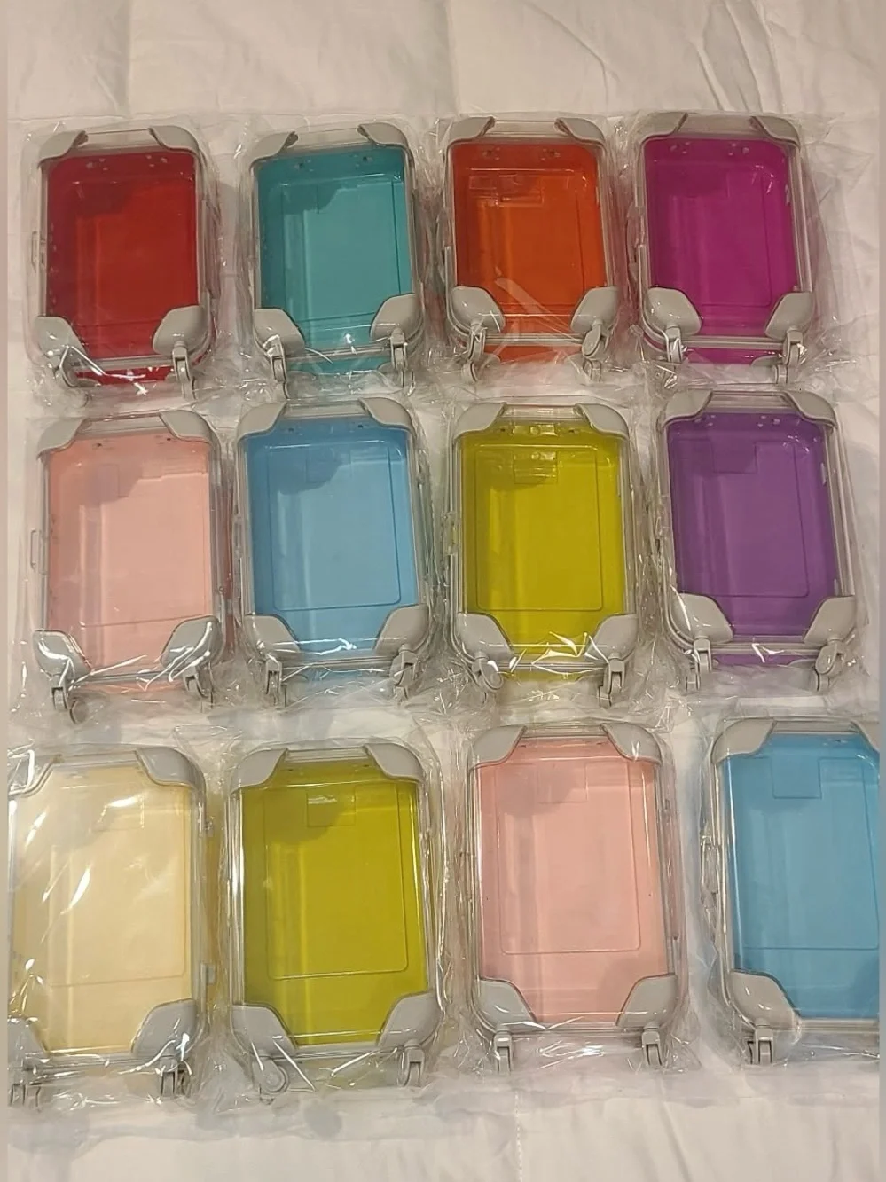 12 Pack Suitcase Party Favors Gift Box Mini 6.7x3.8x2”